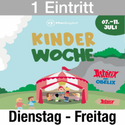 Eintritt für Dienstag - Freitag