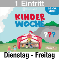 Eintritt für Dienstag - Freitag